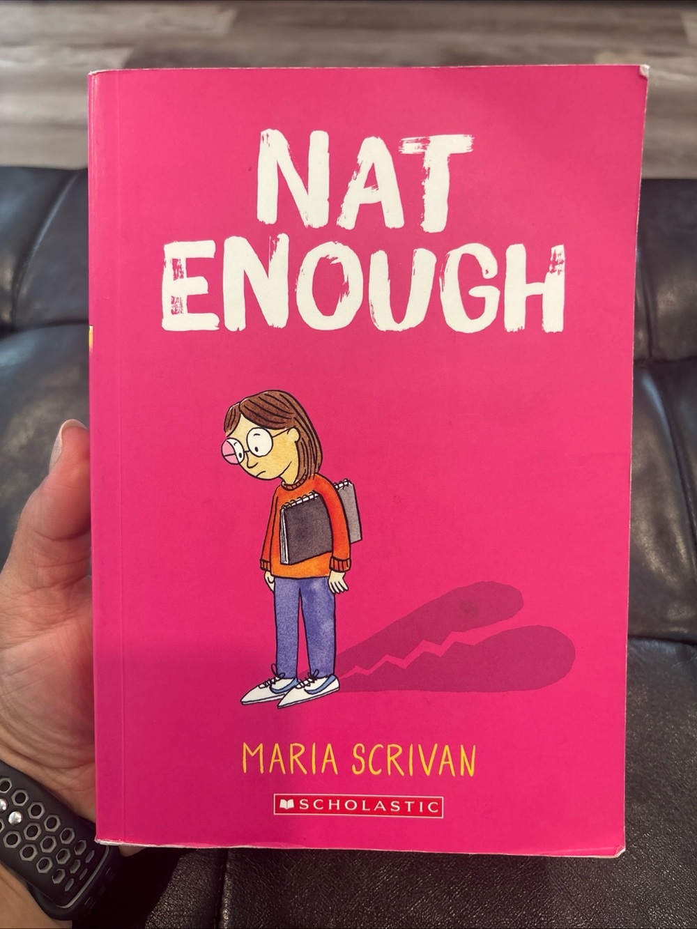 Nat Enough by Maria Scrivan - Pink Cover